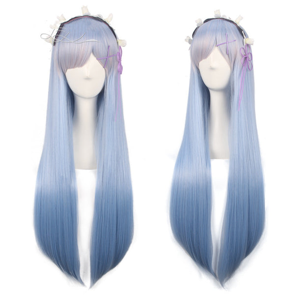 cosplay blue wig  KF1116