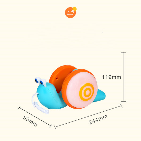 Pull rope toy snail   KF83798