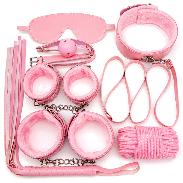 pu handcuffs and shackles props  KF70331