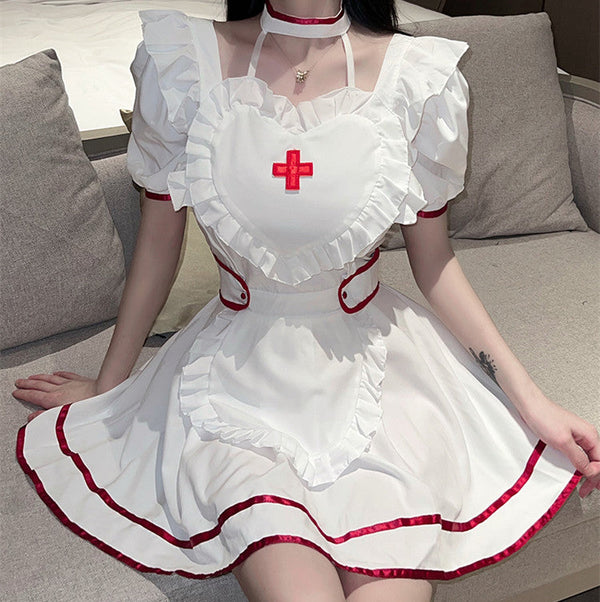 Nurse Uniform Dress Set  KF83921