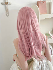 Pink gradient big wave wig KF24089