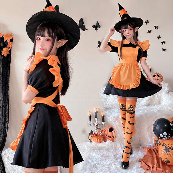 Halloween cosplay maid costume  KF70372