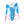 Pink blue hollow bodysuit Kf11210