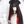 Black and red long straight wig  KF11097