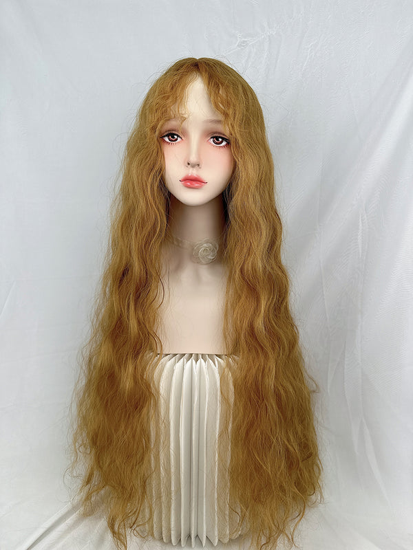 golden brown wig  KF11061