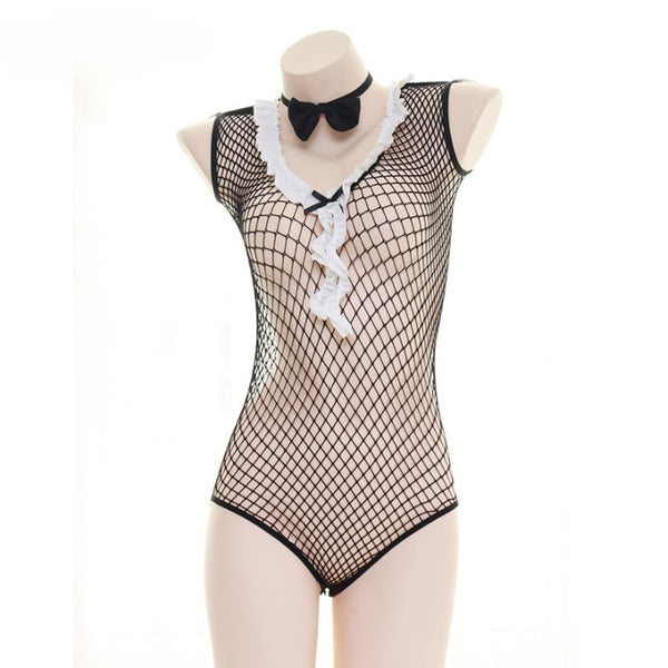 Cute bunny net clothes   KF70207