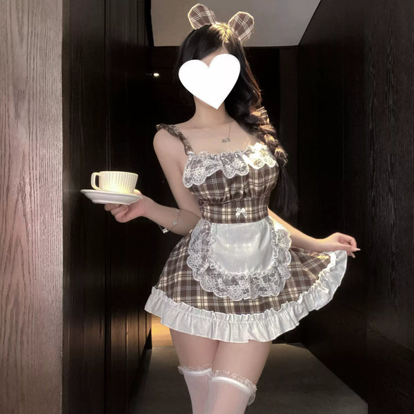 Pure Desire Plaid Set KF1455