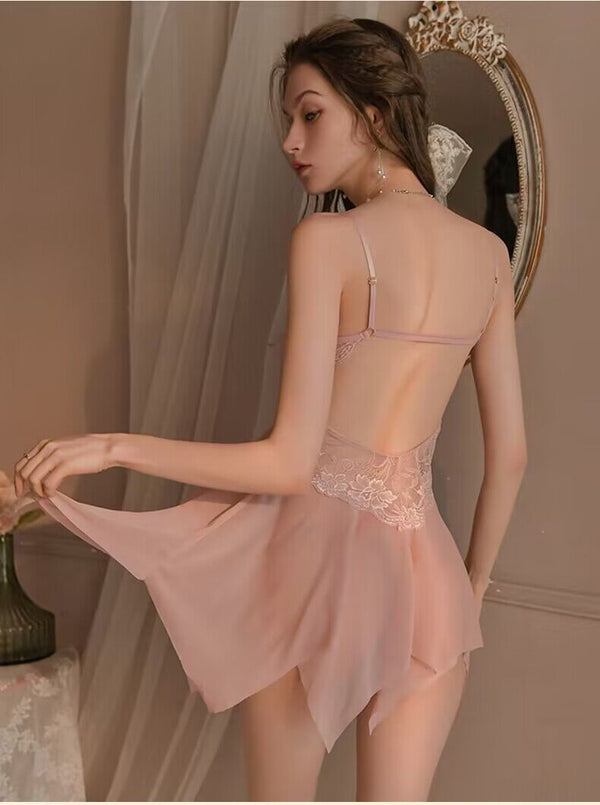 Lace Suspender Nightdress  KF83819
