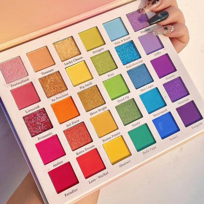 Rainbow Sequin Eyeshadow Palette MK117