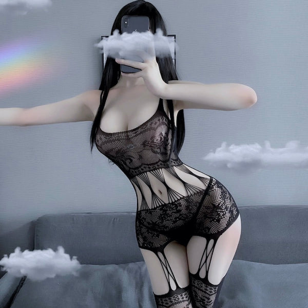 Mesh skirt  KF70471