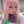 y2k pink gradient green wig  KF11241