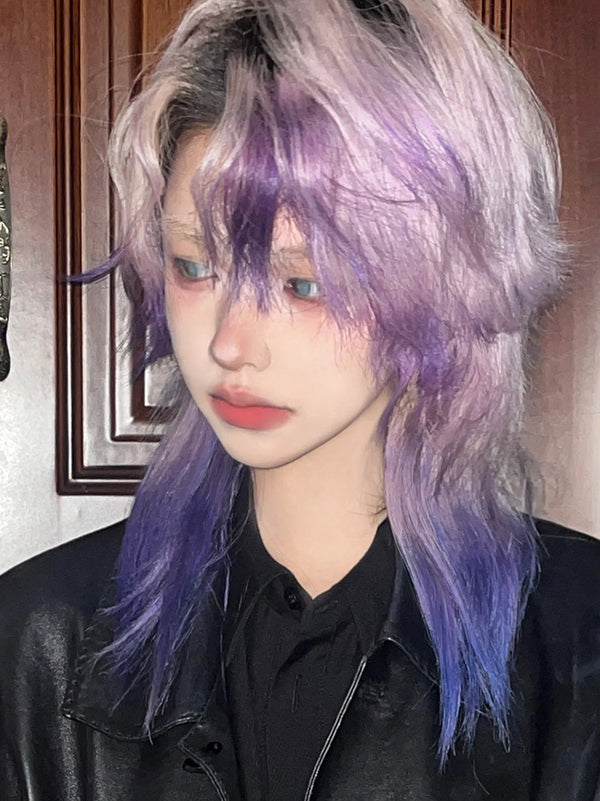 cos purple wig KF11195