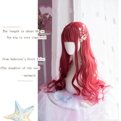 (Aries twins) The Little Mermaid Red Wig KF908022