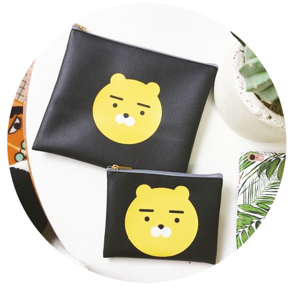 Straight Eyebrowed Bear Coin Purse KF30035