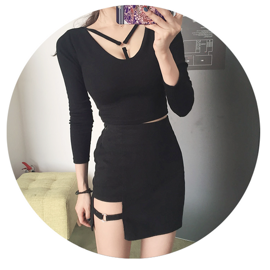 Garter Belt Skirt KF40055