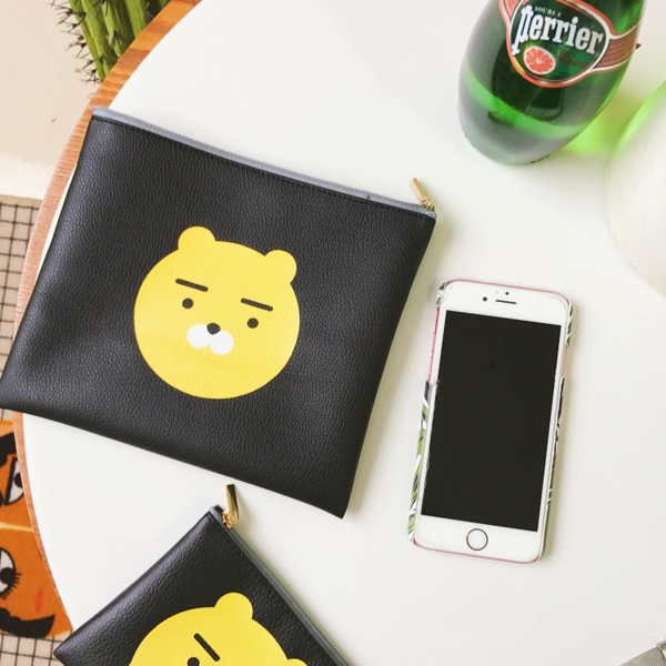 Straight Eyebrowed Bear Coin Purse KF30035