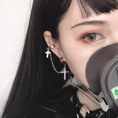 Cross ear clip  KF82589