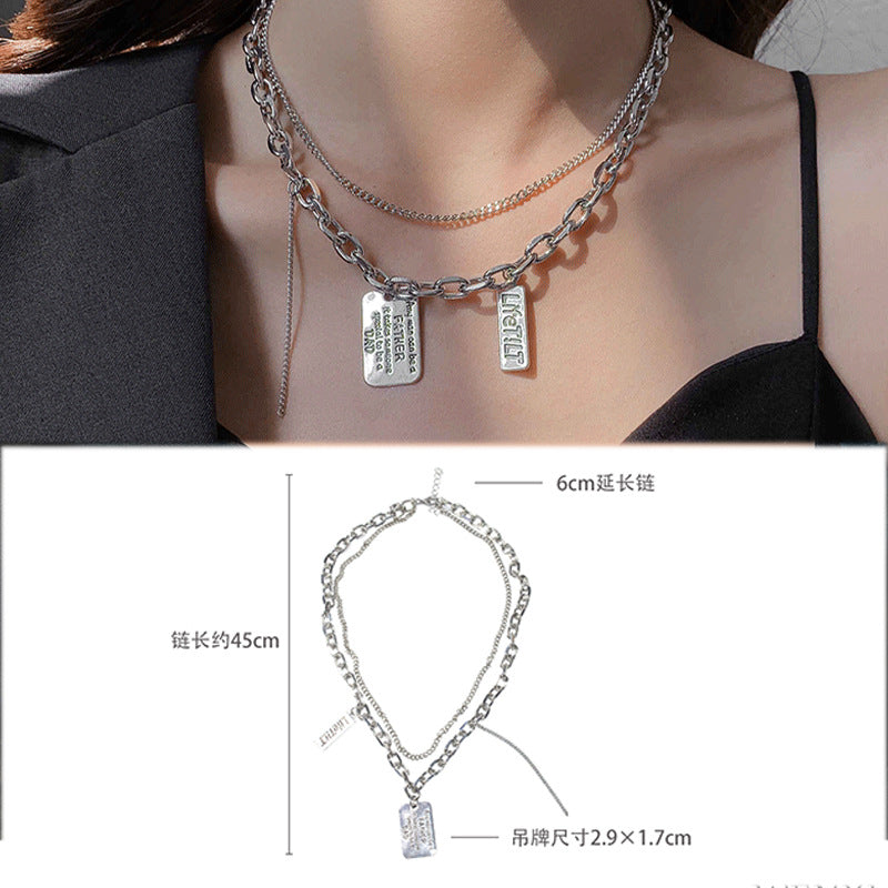 Double layer Necklace  KF82590