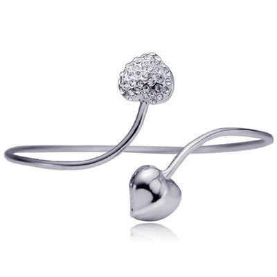 Heart shaped open Bracelet KF82579