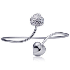 Heart shaped open Bracelet KF82579