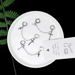 Cross ear clip  KF82589