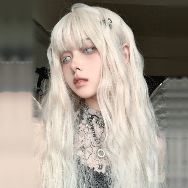 WHITE LOLITA WIG KF83340