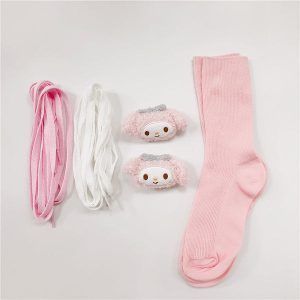Ulzzang Pink Sneakers  KF82630