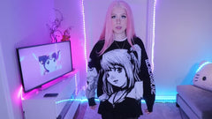 Dark Anime Sweater KF82010