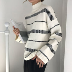 unzzy striped pullover sweater KF50032