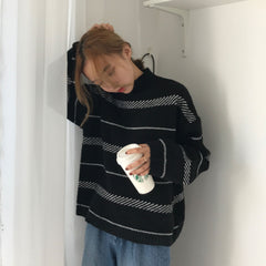 unzzy striped pullover sweater KF50032