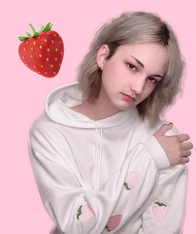 Strawberry Embroidered Sweatshirt KF90024