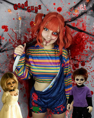 HALLOWEEN HOT CURLY WIG KF42400