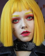 yellow harajuku wig  KF8403