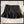 Black Denim Pleated Skirt  KF82861