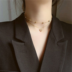 Love multilayer necklace KF82072