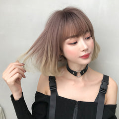Gradient rose gold wig  KF40372