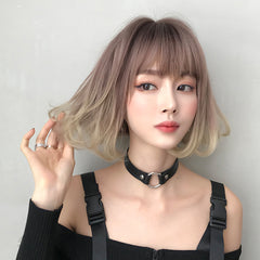 Gradient rose gold wig  KF40372