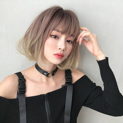 Gradient rose gold wig  KF40372