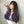 Gradient purple long curly hair wig  KF8205