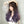 Gradient purple long curly hair wig  KF8205