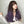 Gradient purple long curly hair wig  KF8205