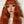 ORANGE ROLL WIG KF42470