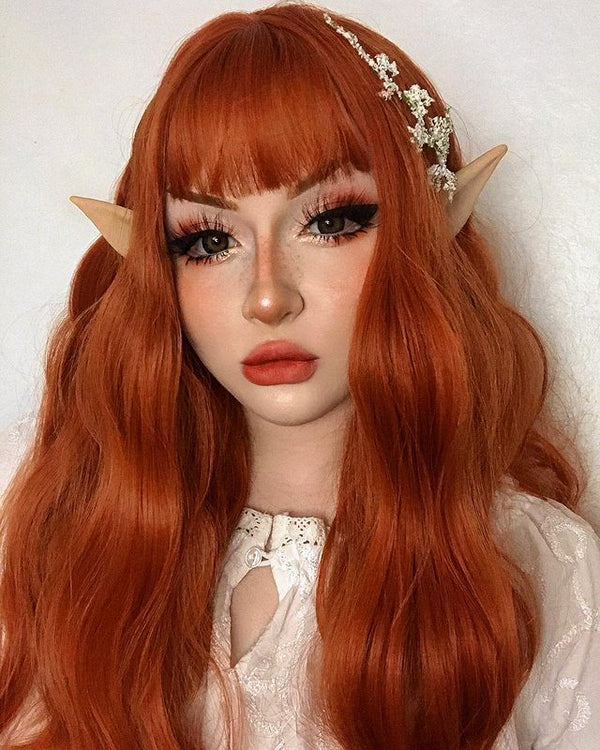 ORANGE ROLL WIG KF42470