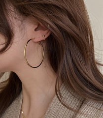 Round earrings (four pairs) KF82069