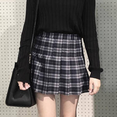 Navy Tennis Skirt KF40040