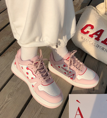 Pink strawberry sneakers KF6913