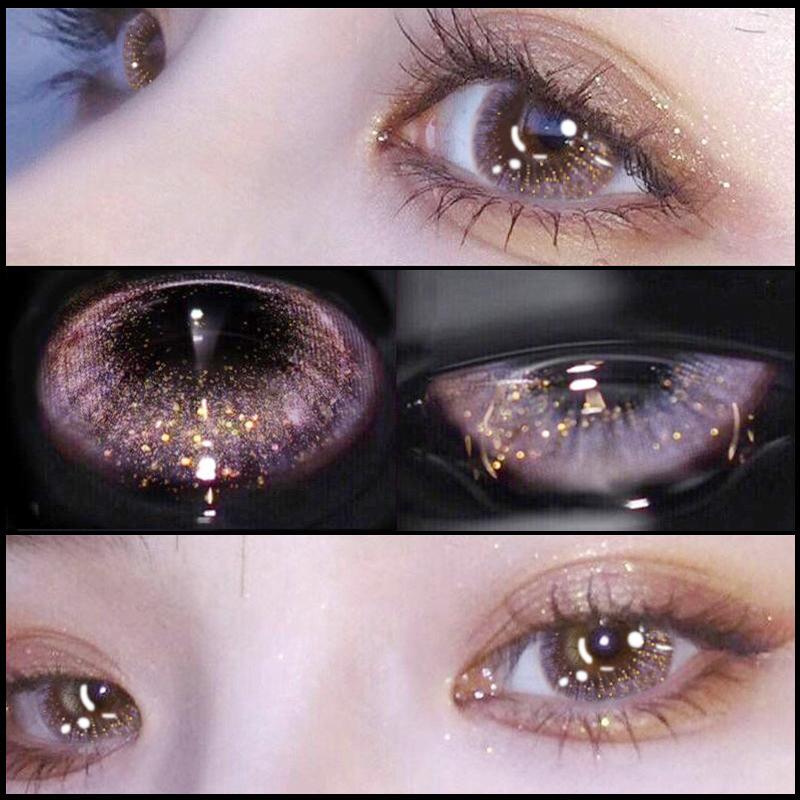 PINK PURPLE CONTACT LENS (TWO PIECES) KF24080