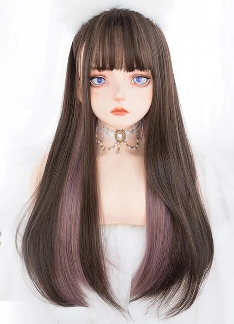 Long straight wig KF81413