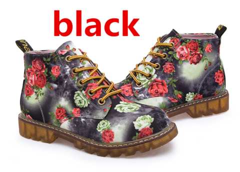 Harajuku floral Martin boots KF10095