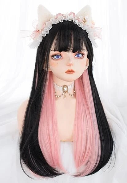 Long straight wig KF81413